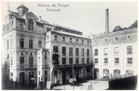 La Maison du Peuple di rue du Gymnase a Verviers (1896)