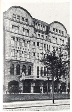 Il nuovo edificio dell'Hotel Gewerkschafthaus di Amburgo (1913)