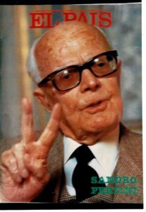 Copertina del «Pais» (8 gennaio 1984).