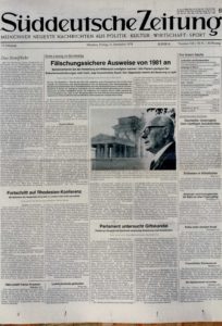 La visita di Pertini sulla stampa tedesca.